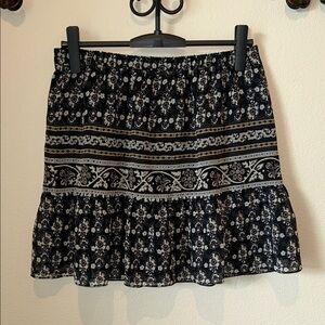 MADEWELL PRINTED SKIRT SIZE MEDIUM